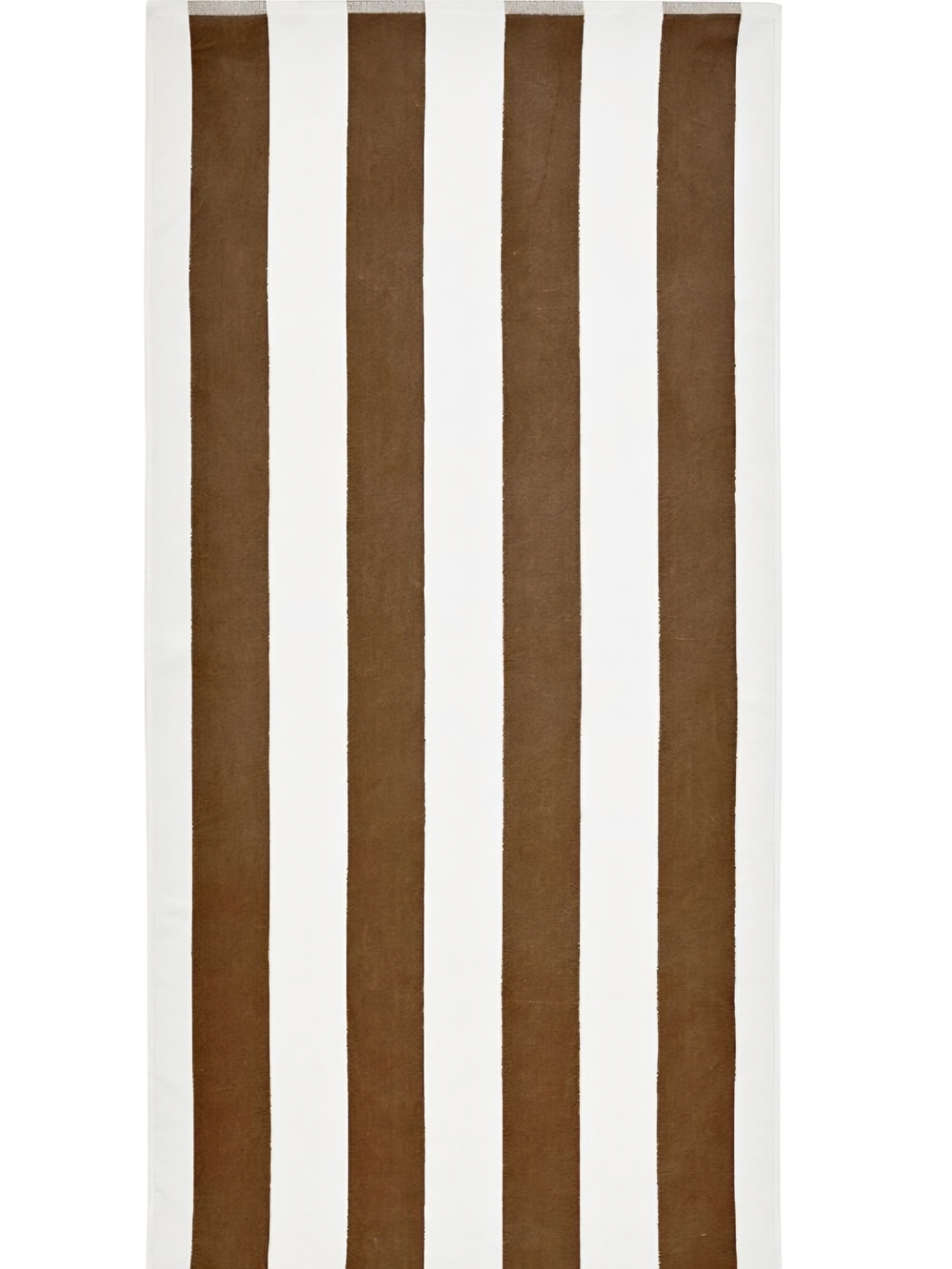 Pottery Barn Brown and White Striped Pool Towel